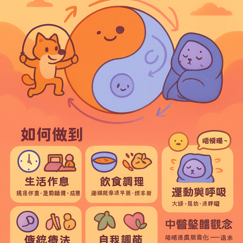 點樣做到陰陽平衡？